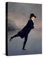 The Reverend Robert Walker Skating on Duddingston Loch, 1795-Sir Henry Raeburn-Stretched Canvas