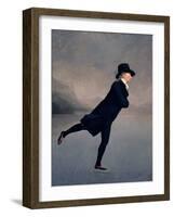 The Reverend Robert Walker Skating on Duddingston Loch, 1795-Sir Henry Raeburn-Framed Premium Giclee Print