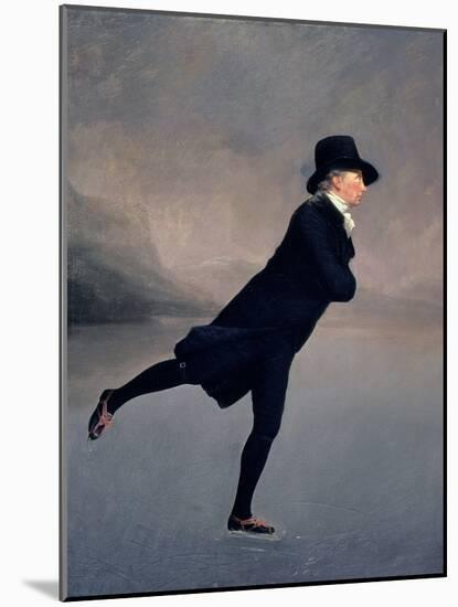 The Reverend Robert Walker Skating on Duddingston Loch, 1795-Sir Henry Raeburn-Mounted Premium Giclee Print