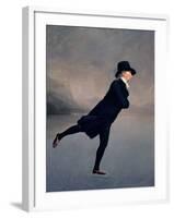 The Reverend Robert Walker Skating on Duddingston Loch, 1795-Sir Henry Raeburn-Framed Premium Giclee Print