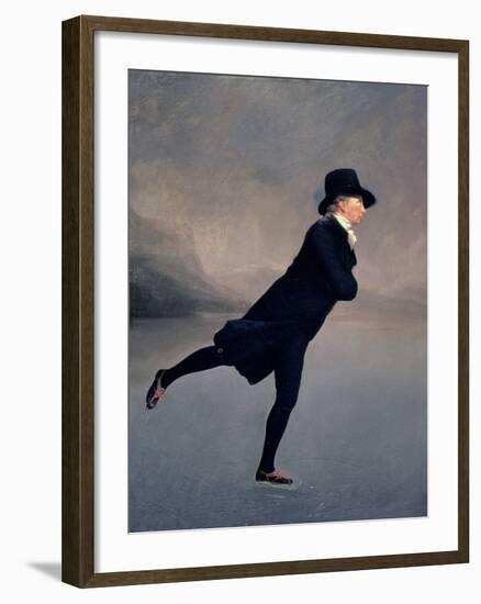 The Reverend Robert Walker Skating on Duddingston Loch, 1795-Sir Henry Raeburn-Framed Premium Giclee Print