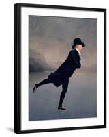 The Reverend Robert Walker Skating on Duddingston Loch, 1795-Sir Henry Raeburn-Framed Premium Giclee Print