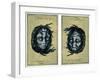 The reversible face-Rex Whistler-Framed Giclee Print