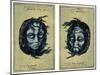 The reversible face-Rex Whistler-Mounted Giclee Print