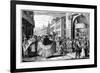 The Review, 18th Century-John June-Framed Giclee Print