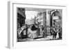 The Review, 18th Century-John June-Framed Giclee Print