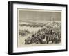 The Review at Delhi before the Prince of Wales-Godefroy Durand-Framed Giclee Print