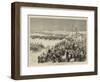 The Review at Delhi before the Prince of Wales-Godefroy Durand-Framed Giclee Print