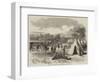 The Review at Windsor, Camp in the Great Park-null-Framed Giclee Print