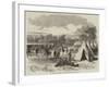 The Review at Windsor, Camp in the Great Park-null-Framed Giclee Print