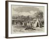 The Review at Windsor, Camp in the Great Park-null-Framed Giclee Print