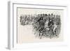 The Review before Her Majesty at Aldershot: Artillery Passing the Saluting Point-null-Framed Giclee Print