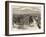 The Review before the Queen at Aldershot, a Cavalry Charge, Halt-Godefroy Durand-Framed Giclee Print