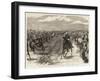 The Review before the Queen at Aldershot, a Cavalry Charge, Halt-Godefroy Durand-Framed Giclee Print