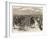 The Review before the Queen at Aldershot, a Cavalry Charge, Halt-Godefroy Durand-Framed Giclee Print