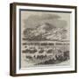 The Review by Her Majesty of Rifle Volunteers at Edinburgh-null-Framed Giclee Print