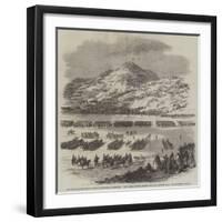 The Review by Her Majesty of Rifle Volunteers at Edinburgh-null-Framed Giclee Print