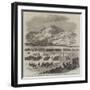 The Review by Her Majesty of Rifle Volunteers at Edinburgh-null-Framed Giclee Print