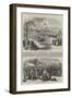 The Review of Lancashire Rifle Volunteers in Knowsley Park-null-Framed Giclee Print