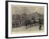 The Review of the Indian Contingents on the Horse Guards Parade, the March Past the Queen-Frederic De Haenen-Framed Giclee Print