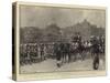 The Review of the Indian Contingents on the Horse Guards Parade, the March Past the Queen-Frederic De Haenen-Stretched Canvas