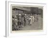 The Review of the Indian Troops at Buckingham Palace by the King-John Charlton-Framed Giclee Print