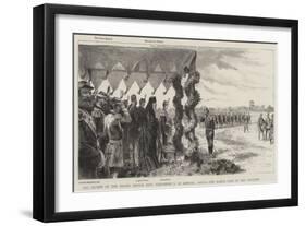 The Review of the Troops before King Alexander I-null-Framed Giclee Print