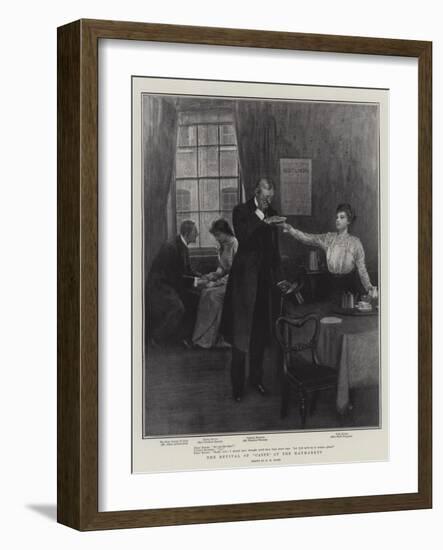 The Revival of Caste at the Haymarket-Henry Marriott Paget-Framed Giclee Print