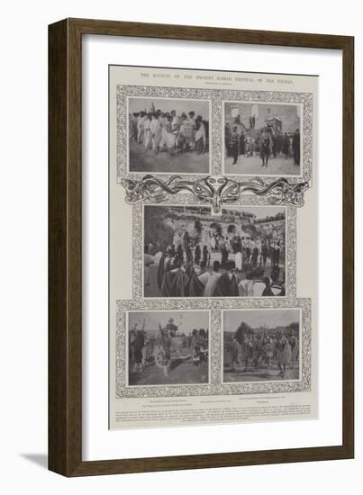 The Revival of the Ancient Roman Festival of the Palilia-null-Framed Giclee Print