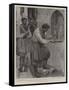 The Revolt in Crete-William Hatherell-Framed Stretched Canvas