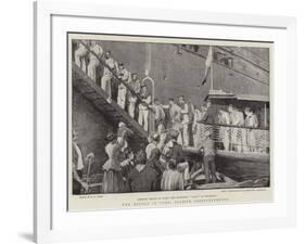 The Revolt in Cuba, Spanish Reinforcements-Henry Marriott Paget-Framed Giclee Print