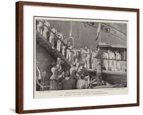 The Revolt in Cuba, Spanish Reinforcements-Henry Marriott Paget-Framed Giclee Print