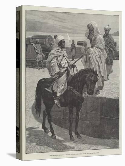 The Revolt in Morocco, Reading Despatches in the Kasba Battery at Tangier-null-Stretched Canvas