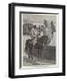 The Revolt in Morocco, Reading Despatches in the Kasba Battery at Tangier-null-Framed Giclee Print