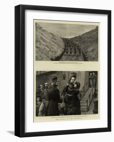 The Revolt in the Transvaal-null-Framed Giclee Print