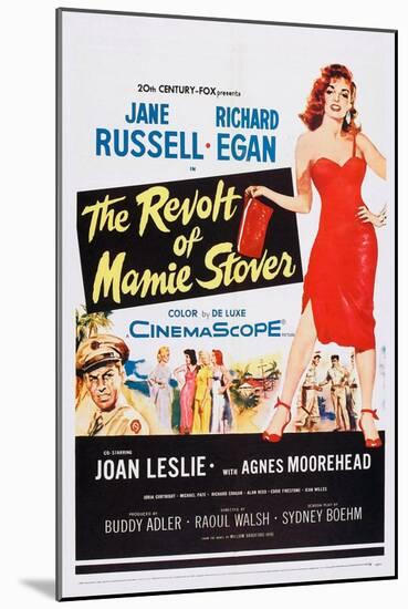 The Revolt of Mamie Stover, Left: Richard Egan; Right: Jane Russell, 1956-null-Mounted Art Print