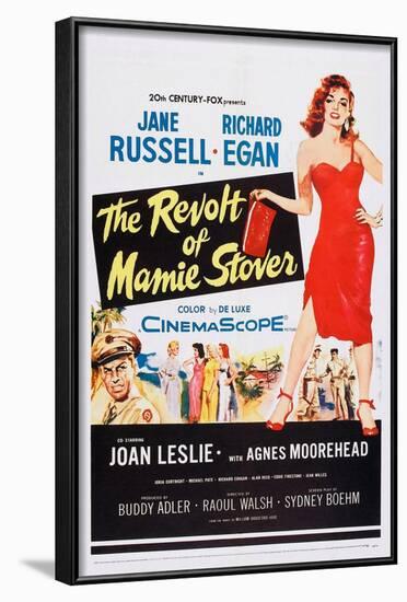 The Revolt of Mamie Stover, Left: Richard Egan; Right: Jane Russell, 1956-null-Framed Art Print