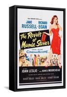 The Revolt of Mamie Stover, Left: Richard Egan; Right: Jane Russell, 1956-null-Framed Stretched Canvas