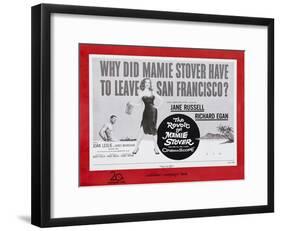 The Revolt of Mamie Stover, UK Movie Poster, 1956-null-Framed Art Print