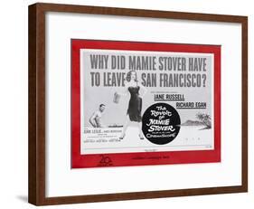 The Revolt of Mamie Stover, UK Movie Poster, 1956-null-Framed Art Print