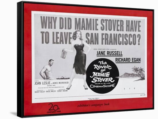 The Revolt of Mamie Stover, UK Movie Poster, 1956-null-Framed Stretched Canvas