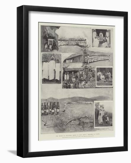 The Revolt of Soudanese Troops in East Africa, Sketches in Uganda-Henry Charles Seppings Wright-Framed Giclee Print