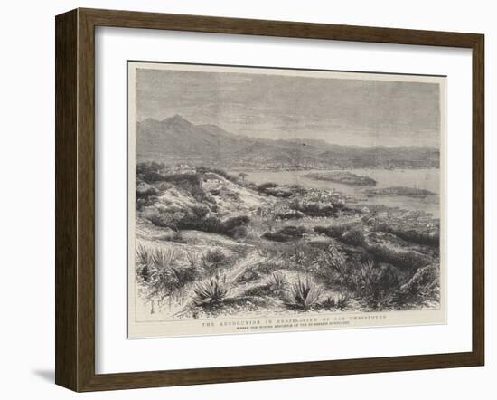 The Revolution in Brazil, View of San Christovao-null-Framed Giclee Print