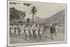 The Revolution in Brazil, Within Fort Villegaignon, a Review of Marines-null-Mounted Giclee Print