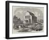 The Revolution in Bucharest, Troops in Front of the Platz Theatre-null-Framed Giclee Print