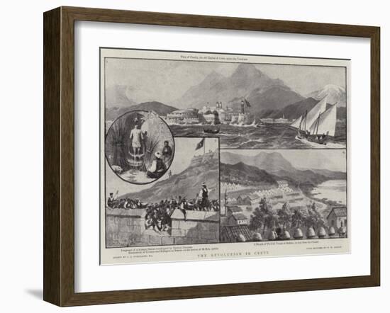 The Revolution in Crete-Charles Joseph Staniland-Framed Giclee Print