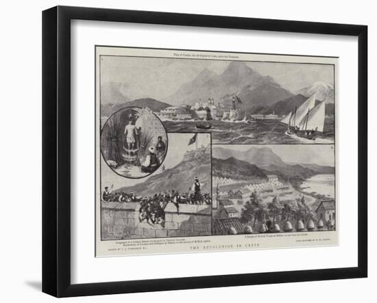 The Revolution in Crete-Charles Joseph Staniland-Framed Giclee Print