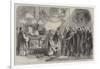 The Revolution in Naples, Garibaldi at the Shrine of the Virgin of Piedigrotta on the 8th Inst-Thomas Nast-Framed Giclee Print