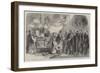 The Revolution in Naples, Garibaldi at the Shrine of the Virgin of Piedigrotta on the 8th Inst-Thomas Nast-Framed Giclee Print