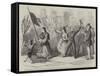 The Revolution in Naples, Street Scene in Naples the Day after the Arrival of Garibaldi-Thomas Nast-Framed Stretched Canvas
